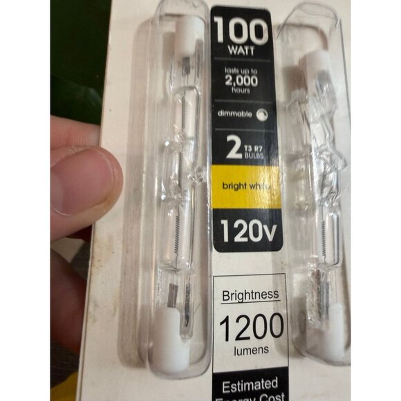 Halogen light, 100 WATT 2 bulbs - Picture 6 of 9